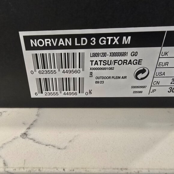 Arc'teryx Norvan LD 3 GTX Trail Running Shoes Tatsu / Forage Mens Size US 12 NEW - Picture 10 of 10